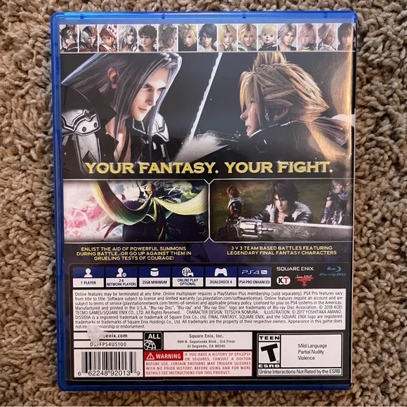 PS4 Dissidia Game - Picture 2 of 6